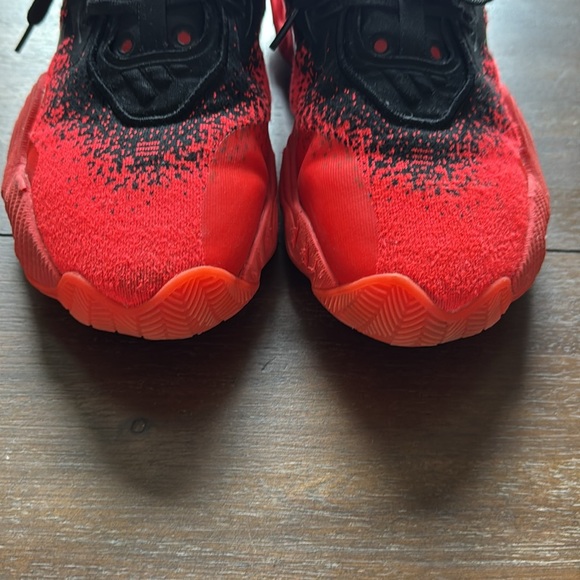 Sz 6.5 (wmn 7.5) Adidas Trae Young 3 Solar Red Black Basketball sneakers shoes - Picture 5 of 16